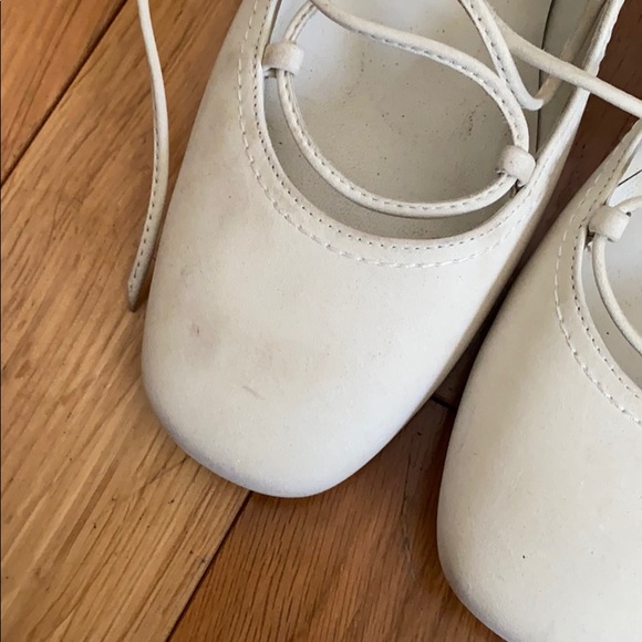 Stuart weitzman lace up ballet flats AS IS - Picture 2 of 6